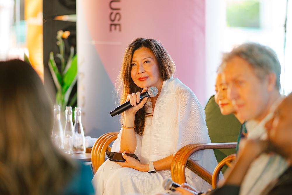 Panelists discussing APAC travel trends